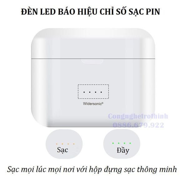 Thiết bị trợ thính siêu nhỏ được đeo kín đáo trong tai