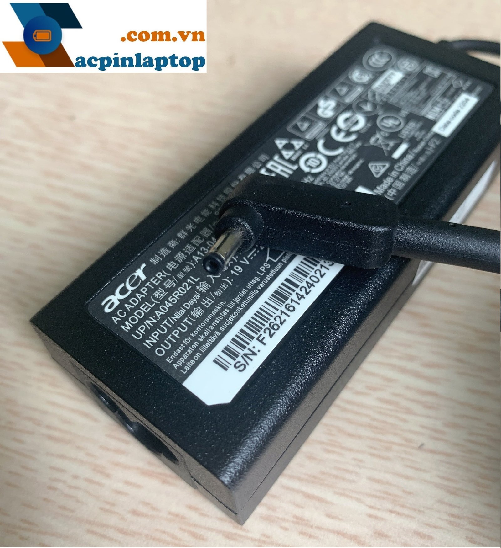 Thiết kế chân sạc laptop Acer Aspire 3 A315