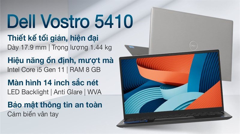 Thiết kế Dell Vostro 5410 thanh lịch