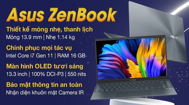Thiết kế đơn giản và hiệu năng tốt của laptop Asus