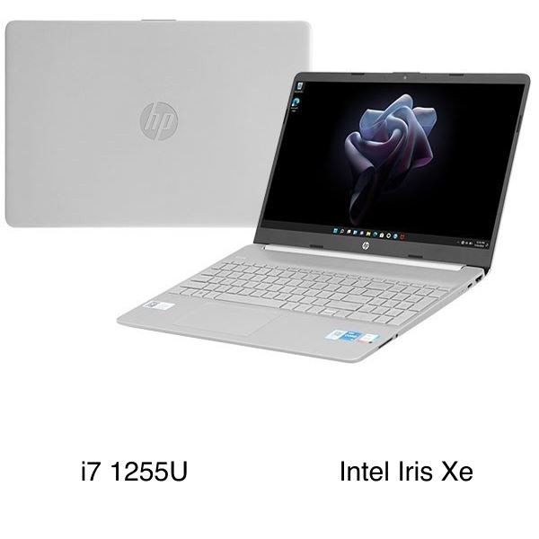 Thiết kế hiện đại của laptop HP 15s fq5147TU i7 1255U