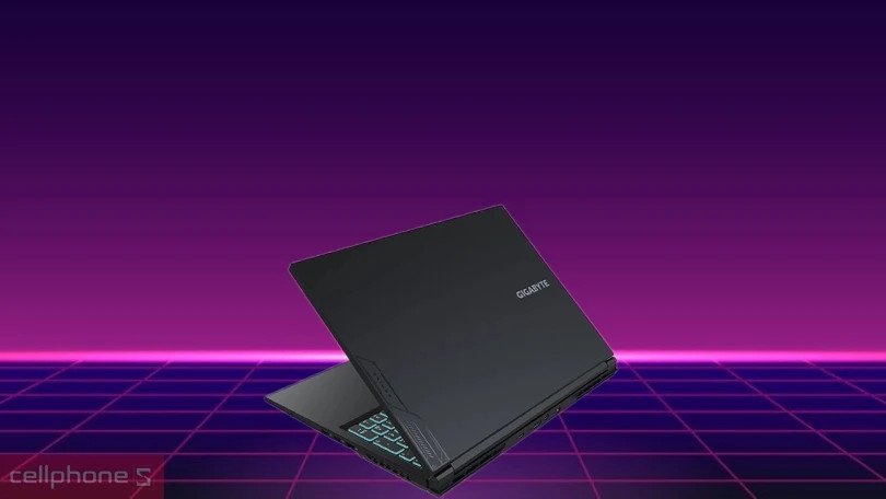 Thiết kế hiện đại và bàn phím RGB của laptop Gigabyte G6 MF-H2VN854KH