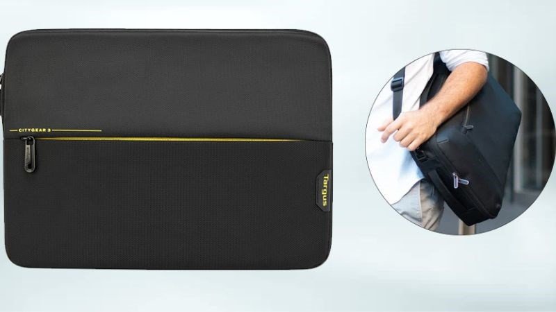 Thiết kế mỏng nhẹ, tiện lợi của túi chống sốc Targus CityGear