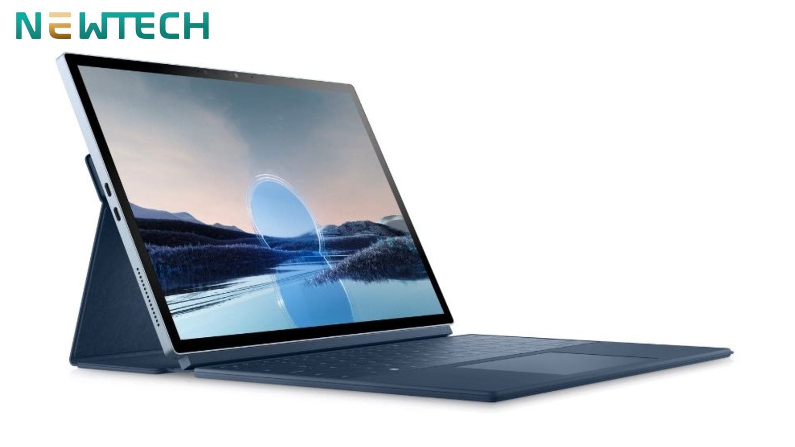 Thiết kế sang trọng của bàn phím rời Dell XPS Folio màu xanh navy