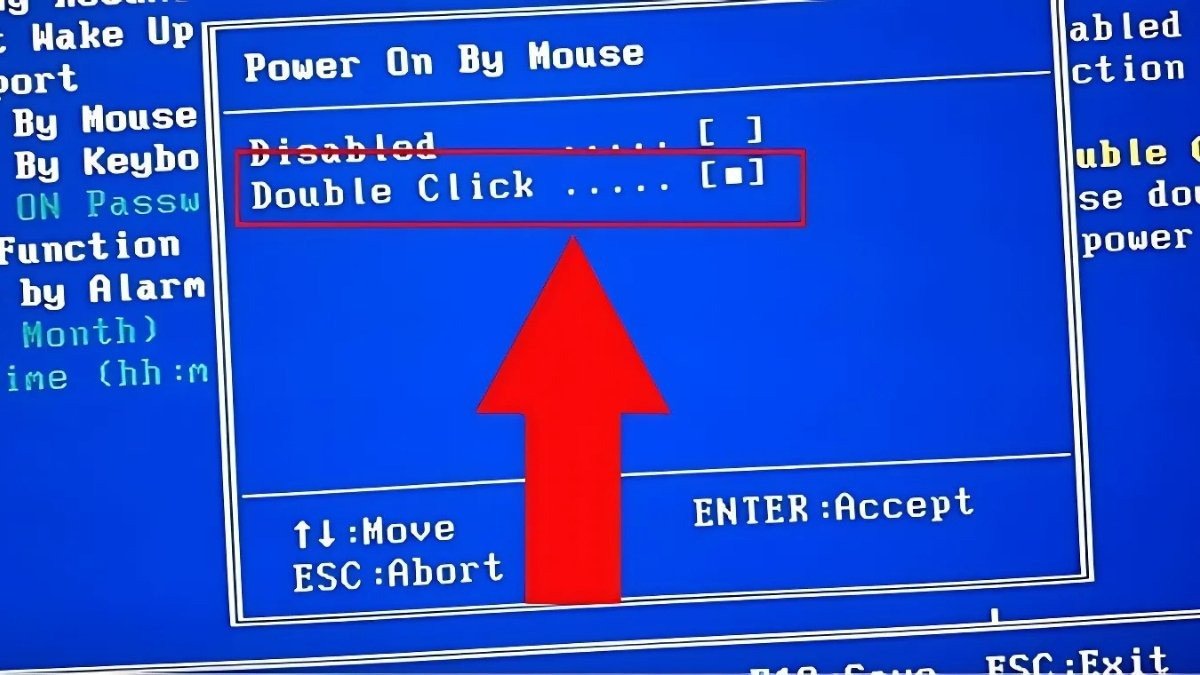 Thiết lập Double Click để khởi động laptop HP khi không có nút nguồn