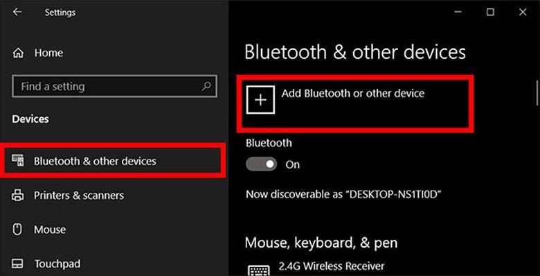 Thiết lập máy in Wi-Fi trên Windows 10