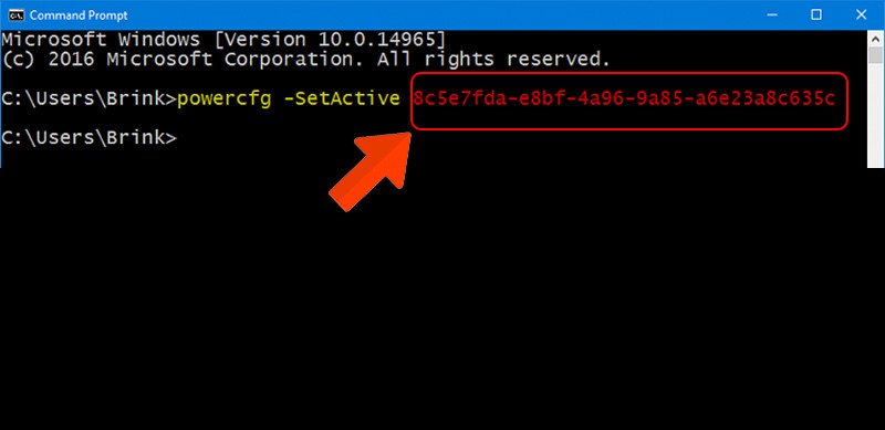 Thiết lập Power Plan để vô hiệu hóa độ sáng tự động