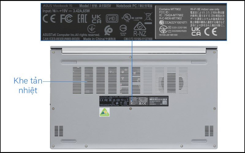 Thời lượng pin ấn tượng trên các mẫu laptop Asus