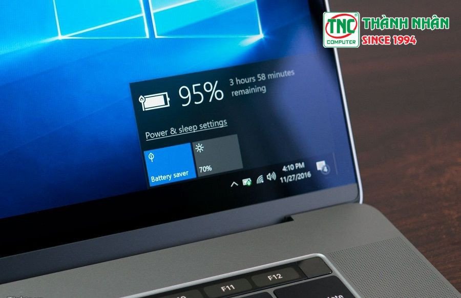 Thời lượng pin laptop Dell dao động từ 4 đến 7 tiếng tùy theo dòng và cấu hình máy