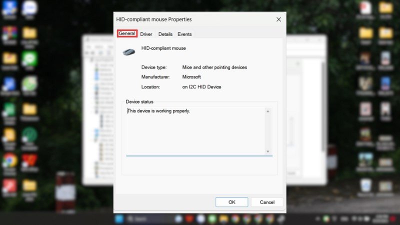 Thực hiện Roll Back Driver khi chuột laptop không hiện