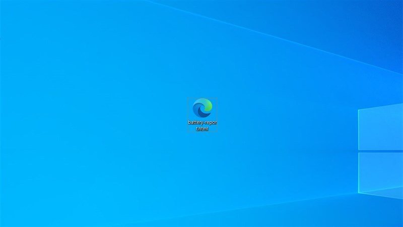 Tìm file báo cáo pin laptop trong thư mục User