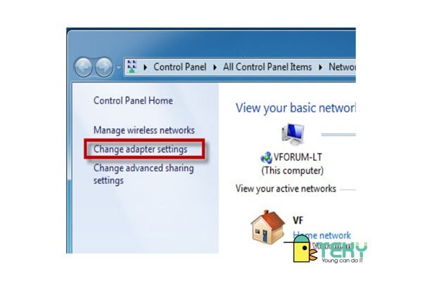 Tìm kiếm biểu tượng Bluetooth để kích hoạt trên Laptop Windows 7