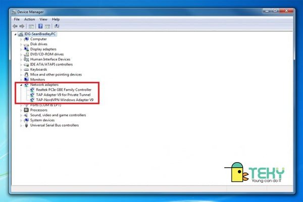 Tìm kiếm driver Bluetooth trong Device Manager