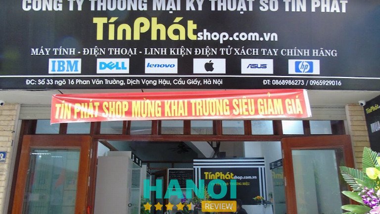 Tín Phát Laptop cửa hàng laptop cũ uy tín Hà Nội được nhiều người tin dùng