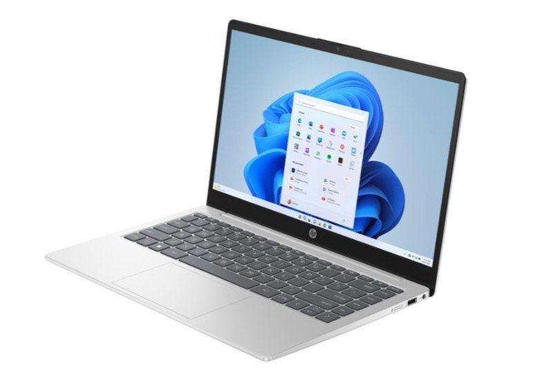 Tính năng bảo mật của laptop HP 14-ep0220TU B73VWPA V2 với màn trập vật lý cho webcam, bảo vệ quyền riêng tư người dùng.