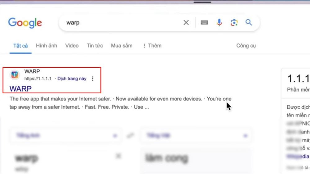 Trang web Cloudflare WARP để tải ứng dụng khắc phục lỗi Studocu