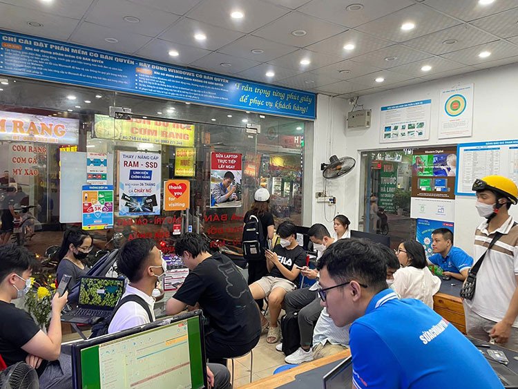 Trung tâm sửa chữa laptop uy tín tại 417 Cổ Nhuế