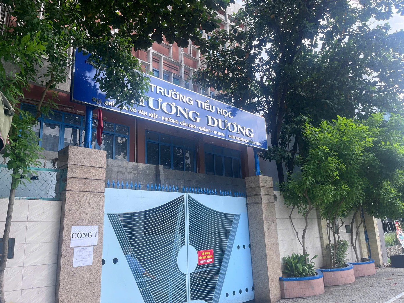 Trường Tiểu học Chương Dương nơi cô giáo Trương Phương Hạnh công tác