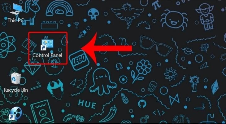 Truy cập Control Panel để cấu hình mạng trên laptop Lenovo