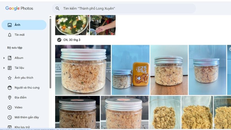 Truy cập Google Photos để tìm kiếm hình nền laptop