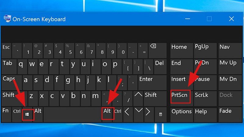 Truy cập nhanh tính năng chụp màn hình laptop với Windows Alt PrtScn
