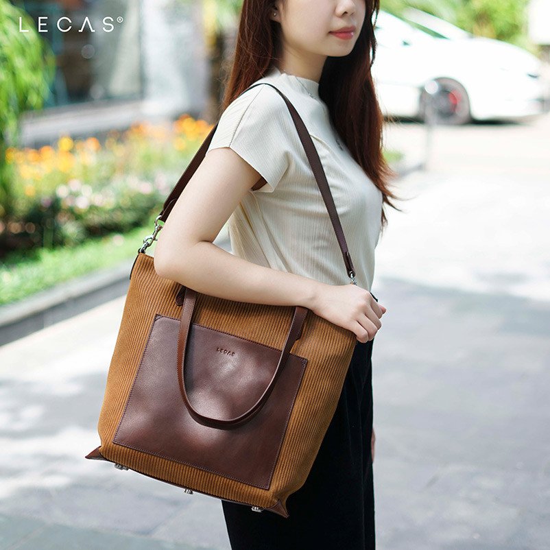 Túi da đựng laptop nữ với kích thước hợp lý và thiết kế thời trang