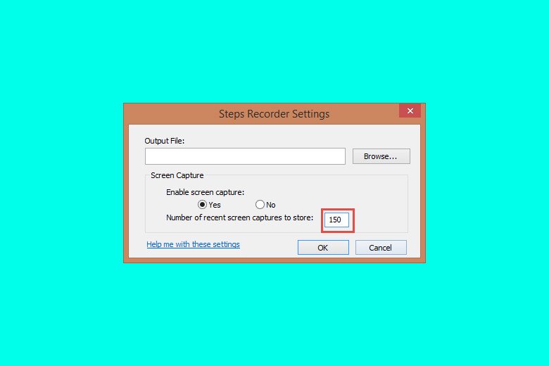 Tùy chỉnh vị trí lưu và các thiết lập khác khi quay màn hình Win 7