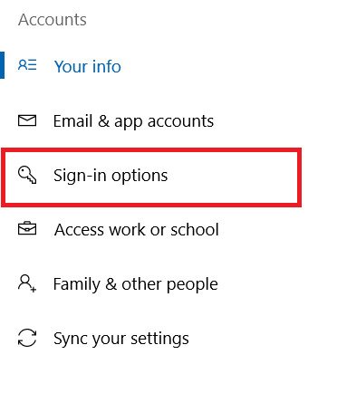 Tùy chọn đăng nhập để cài đặt nhận diện khuôn mặt trên laptop Dell
