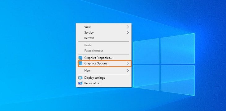 Tùy chọn hiển thị đồ họa trên laptop HP khi kết nối máy chiếu