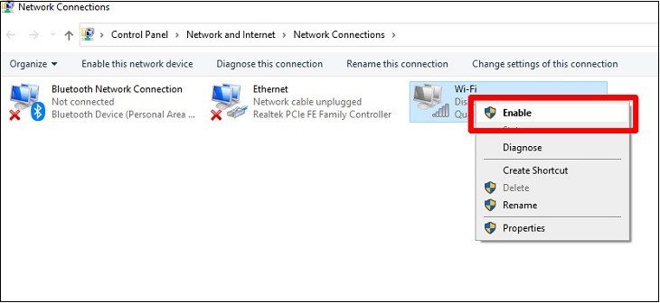 Tùy chọn Uninstall device cho card WiFi trong Device Manager, để khắc phục laptop không bắt được WiFi nhà