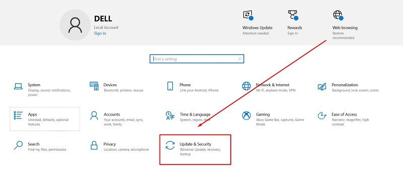 Update &amp; security