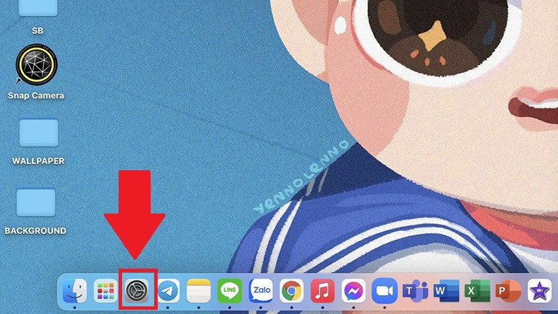 Vào System Preferences trên MacBook để thiết lập Bluetooth