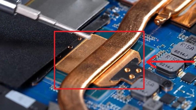 Vị trí bộ xử lý đồ họa GPU trên mainboard laptop