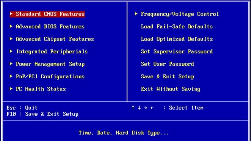 Vô hiệu hóa bàn phím laptop bằng BIOS/UEFI