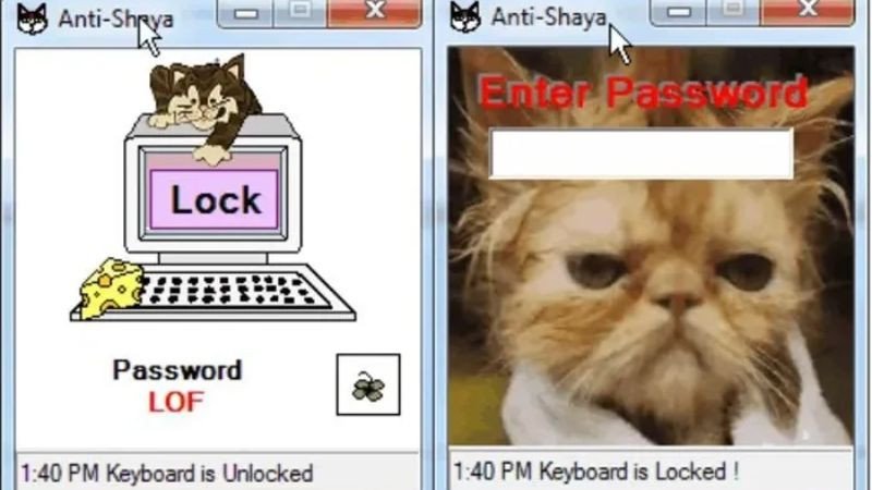 Vô hiệu hóa bàn phím với Anti-Shaya