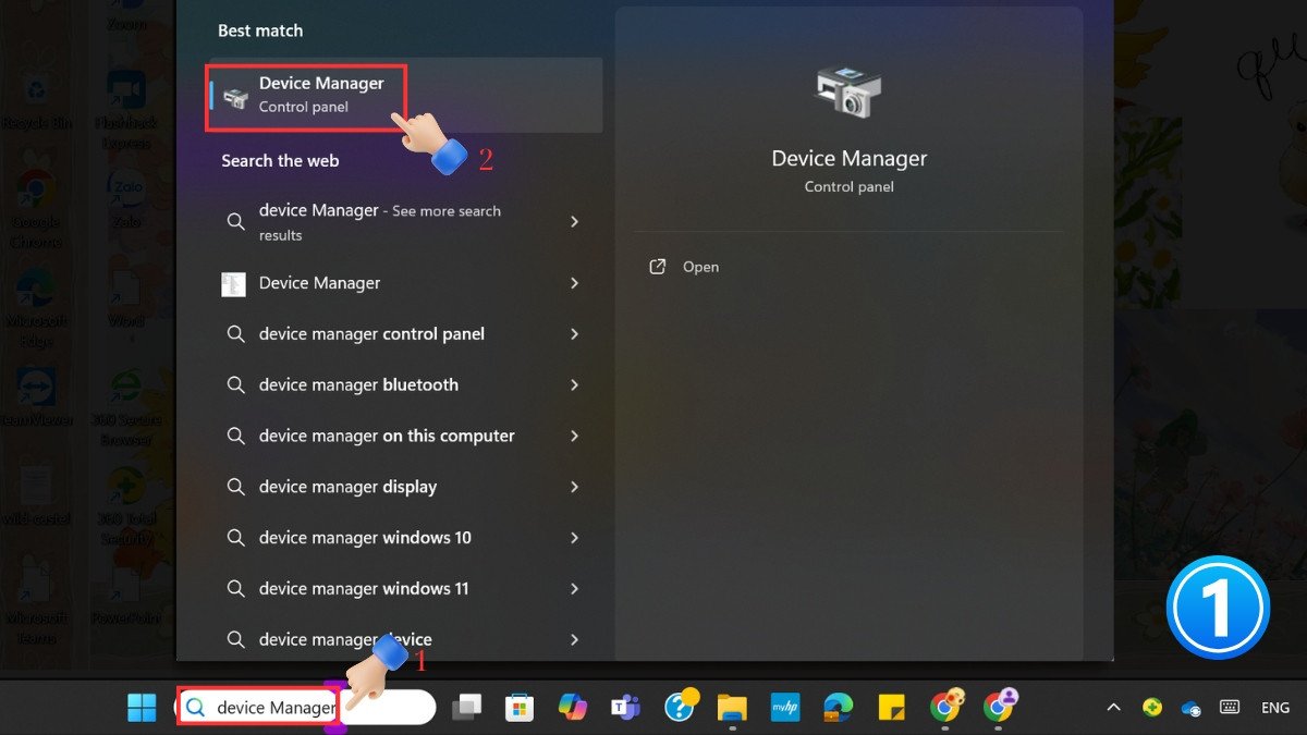 Vô hiệu hóa card màn hình rời trong Device Manager để kiểm tra lỗi