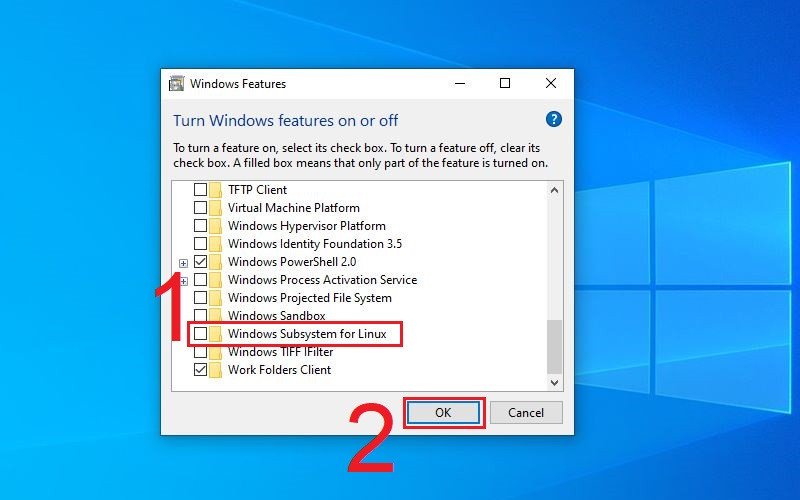 Vô hiệu hóa Windows Subsystem for Linux giúp laptop khởi động nhanh hơn
