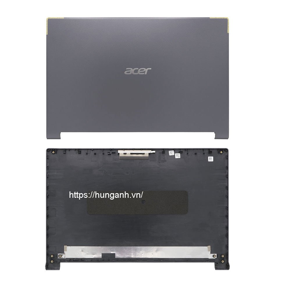 Vỏ mặt A của laptop Acer Aspire 7 màu đen