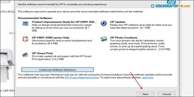 Xác nhận thiết lập