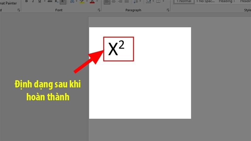 Xóa định dạng số mũ hoặc chỉ số dưới