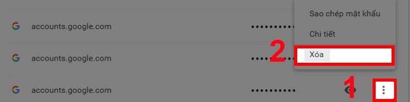 Xóa mật khẩu Gmail đã lưu trên trình duyệt Chrome để bảo vệ quyền riêng tư