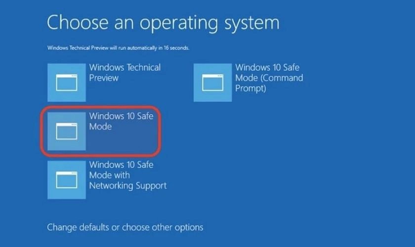 Xử lý lỗi Safe Mode khi laptop không khởi động bình thường