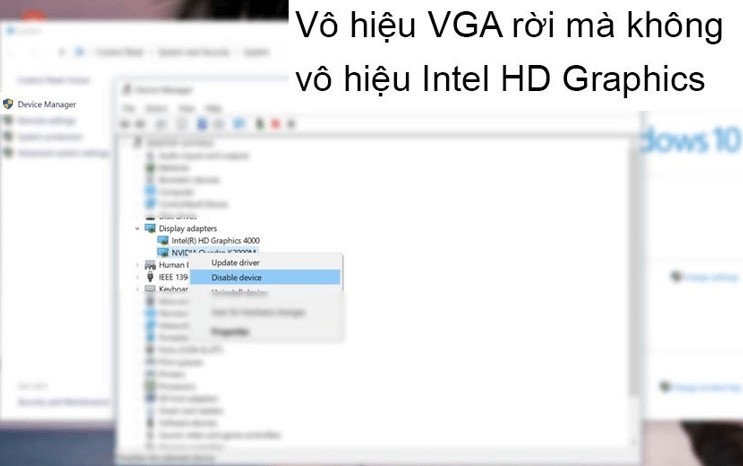 Xử lý màn hình laptop bị đen
