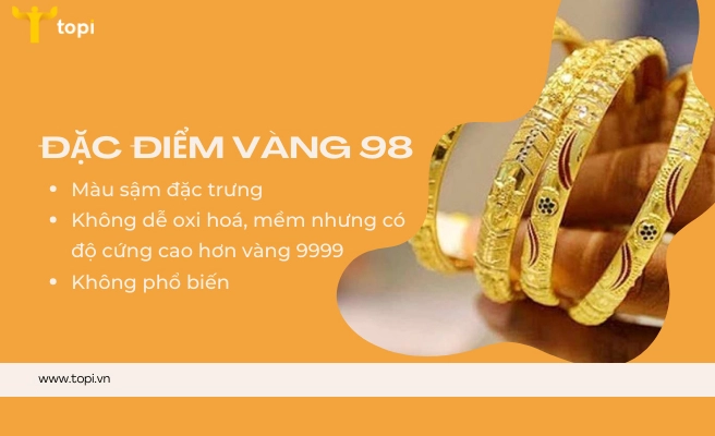 Đặc điểm của vàng 98%