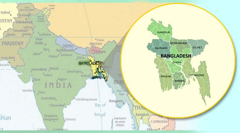 Bangladesh là nước nào? Khám phá quốc gia Nam Á đầy tiềm năng Bản đồ Bangladesh