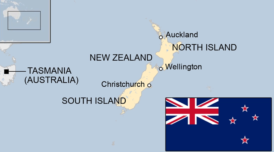New Zealand Thuộc Nước Nào? Giải Mã Vị Trí Địa Lý & Chính Trị Năm 2026 Bản đồ New Zealand