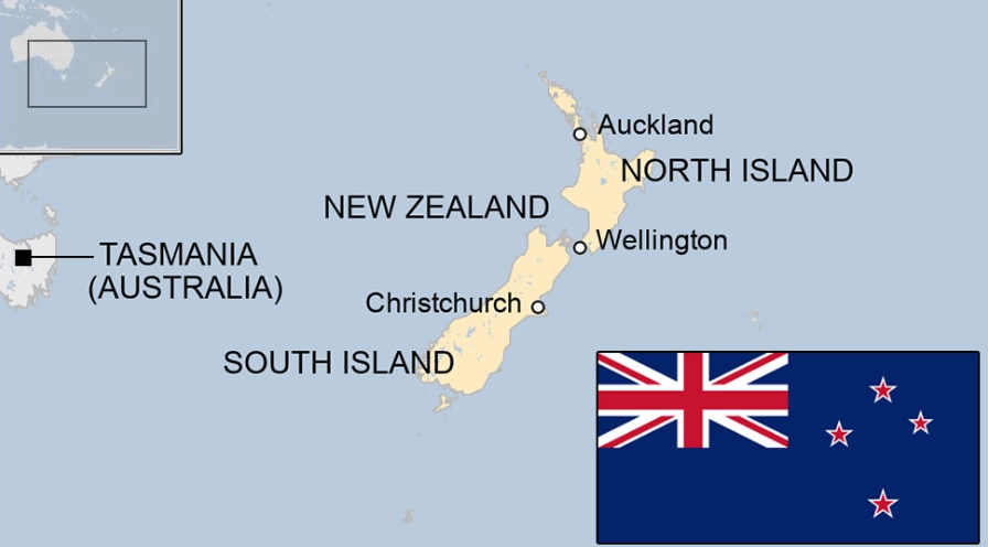 Bản đồ New Zealand