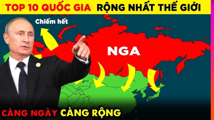 Nước nào to nhất thế giới? Khám phá diện tích khổng lồ năm 2026 Bản đồ nước Nga với diện tích lớn