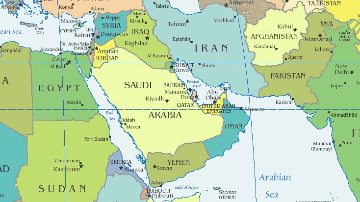 Yemen Thuộc Nước Nào? Phân Tích Địa Chính Trị và Lịch Sử Toàn Diện 2026 Bản đồ Trung Đông với vị trí Yemen