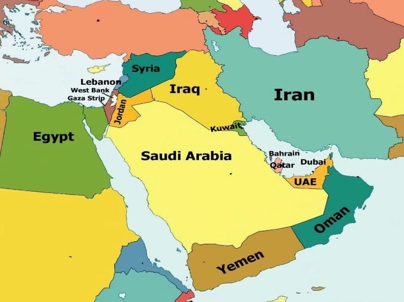 Qatar Thuộc Nước Nào? Khám Phá Vùng Đất Giàu Có Bậc Nhất Thế Giới Bản đồ vị trí Qatar